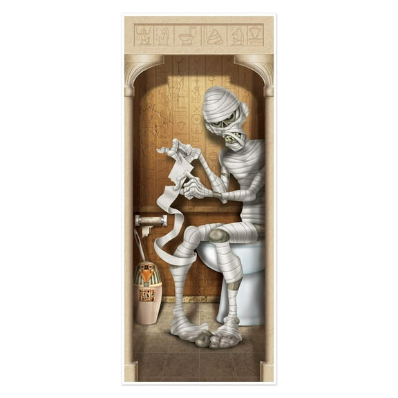12 Pack Beistle Halloween Mummy Restroom Door Cover