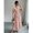 Orange, variant on Womens Orange Floral Print V-Neck Short Sleeve Wrap Style Maxi Dress