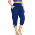 Women's Plus Size 3x Womens Workout Clothes Yoga Capri Pants plus Size