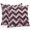 Pink, Black, Gray, variant on Throw Pillow Covers 24x24 Inch Set of 2, Abstract Pink Waterproof Outdoor Pillow Covers, Geometric Zigzag Waves Bohemian Stripes Decorative Cushion Pillowcases for Couch, Sofa, Bed, Garden, Patio