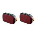 thumbnail image 4 of ZLight Speaker outdoor wireless speaker hands-free call rechargeable compatible 4.2 speaker plastic speaker Red 2Set, 4 of 6