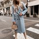 thumbnail image 5 of Otoño E Invierno Para Mujer, Tops Informales, Abrigo de Manga Larga Con Cuello de Traje, Cárdigan Liso, Abrigo Nizi Con Doble Botonadura, Tops Cortavientos Odeerbi ODB-6, 5 of 8