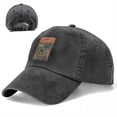 thumbnail image 4 of Gorra de béisbol con diseño artístico de Peanuts, Charlie Brown, Scream y Snoopy, gorra de sol informal de mezclilla desgastada para hombres y mujeres, gorras de actividades, 4 of 5