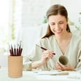 thumbnail image 3 of 6-Piece Wooden Handle Stainless Steel Pottery Tool Set for Ceramic Sculpting, 3 of 9