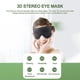thumbnail image 4 of Parche Para Dormir En 3D, Copa Contorneada 3D, Moldeado Cóncavo, Venda Para Los Ojos, Parches Para Dormir, Bloqueo De Luz, Cubierta Suave Para Sombra De Ojos Para Siesta, Viaje, Trabajo Por Turnos Scienceny AP005924-00, 4 of 6
