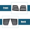 thumbnail image 6 of 2x Rear Window Blinds Decoration Cover Black for 2015-2023 Charger Dodge, 6 of 6