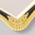 thumbnail image 4 of REGALWOVEN Plated Picture Frame with Crystal for Wedding Shiny with Clear Glass Photo Frames for Tabletop Decor Gold and Black 4x6, 4 of 6
