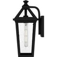 thumbnail image 5 of Quoizel Boulevard 1-Light Matte Black Outdoor Wall Lantern, 5 of 7