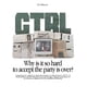 thumbnail image 2 of White Cotton T-shirt with "GIRL, Why is it so hard to accept the party is over?" Print, 2 of 7