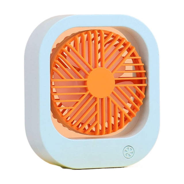 Vwrxbz USB Desk Fan Rechargeable Portable Mini Folding 6 Inch 2 Speed Student Dormitory Office Cooling