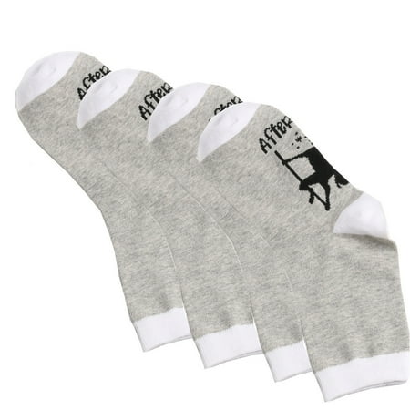 

YWDJ Cozy Socks Women Keep Warm Cotton Skateboard Sock Comfortable Floor Socks Gray
