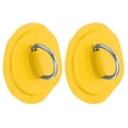 thumbnail image 4 of PVC D Patch, Reusable Durable Deck Accessories D-Ring Patch 2pcs  For Roof Racks Trailers Ground Sheets For PVC Inflatable Boat Kayak Canoe Yellow,Blue,Red,Emerald, 4 of 8