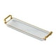 thumbnail image 3 of Bandeja rectangular para servir, bandeja para joyas con asas, bandeja para tazas, bandejas para mesa de té, bandeja para tocador Claro, 3 of 9