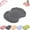 Grey, variant on Silicone Shower Foot Scrubber Mat with Suction Cups for Showerwith Suction Cups, Exfoliating Bath Wash Pad, Non-Slip Wall Mounted Foot Cleaning Pad, Massage and Back Scrubber (Blue)