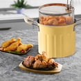 thumbnail image 4 of Qiopertar Big holiday Savings! Multifunctional Profound Fryer Pot And Grease Container With Strainer Kitchen And Household Oil Pot Filter Oil Remain Storage Tank With Filter Screen, 4 of 6