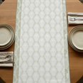 thumbnail image 5 of Table Runners 72 Inches Long Dress Scarves, Sage Green Farmhouse Kitchen Table Runner, Coffee Tablerunners, Vintage Elegant Abstract Art 16x72 Inch, 5 of 9