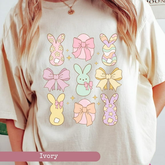 Easter Bunny Peeps Shirt, Easter Shirt, Cute Easter Gift, Womens Peeps Shirt, Happy Easter Bunny Shirt, Cute Bunny Shirt