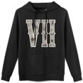 thumbnail image 1 of Sudadera con capucha y números romanos de estilo retro, confeccionada en algodón agradable para la piel, prenda informal unisex., 1 of 5