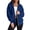 Navy, variant on Stralyhd Women's Lightweight Hoodies Full Zip Up Subtle Neutral Shade Oversized Sweatshirts with Pockets Long Sleeve Thin Casual Hooded Jackets Light Purple M