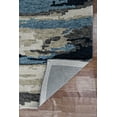 thumbnail image 6 of Saraswati Global Blue Wool & Viscose Abstract Hand-Tufted Carpet For Living Room Bedroom 5x8 Feet, 6 of 7
