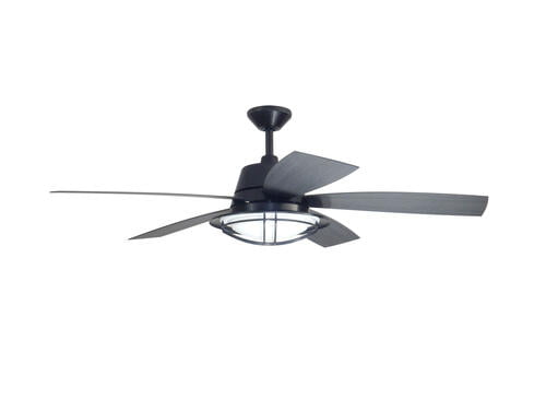 54 Tess Matte Black Integrated Led Indoor Outdoor Ceiling Fan Com - Patriot Lighting Ceiling Fan Installation