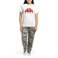 thumbnail image 4 of CafePress - Swedish Dala Horses Women's Light Pajamas - Women's Short Sleeve Print T-Shirt and Pants Light Cotton Pajama Set, 4 of 7