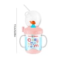 thumbnail image 4 of 220ml Bebé Beber Taza Dibujos animados Pajita Niño Beber Botella Niño Niña para al aire libre, 4 of 6