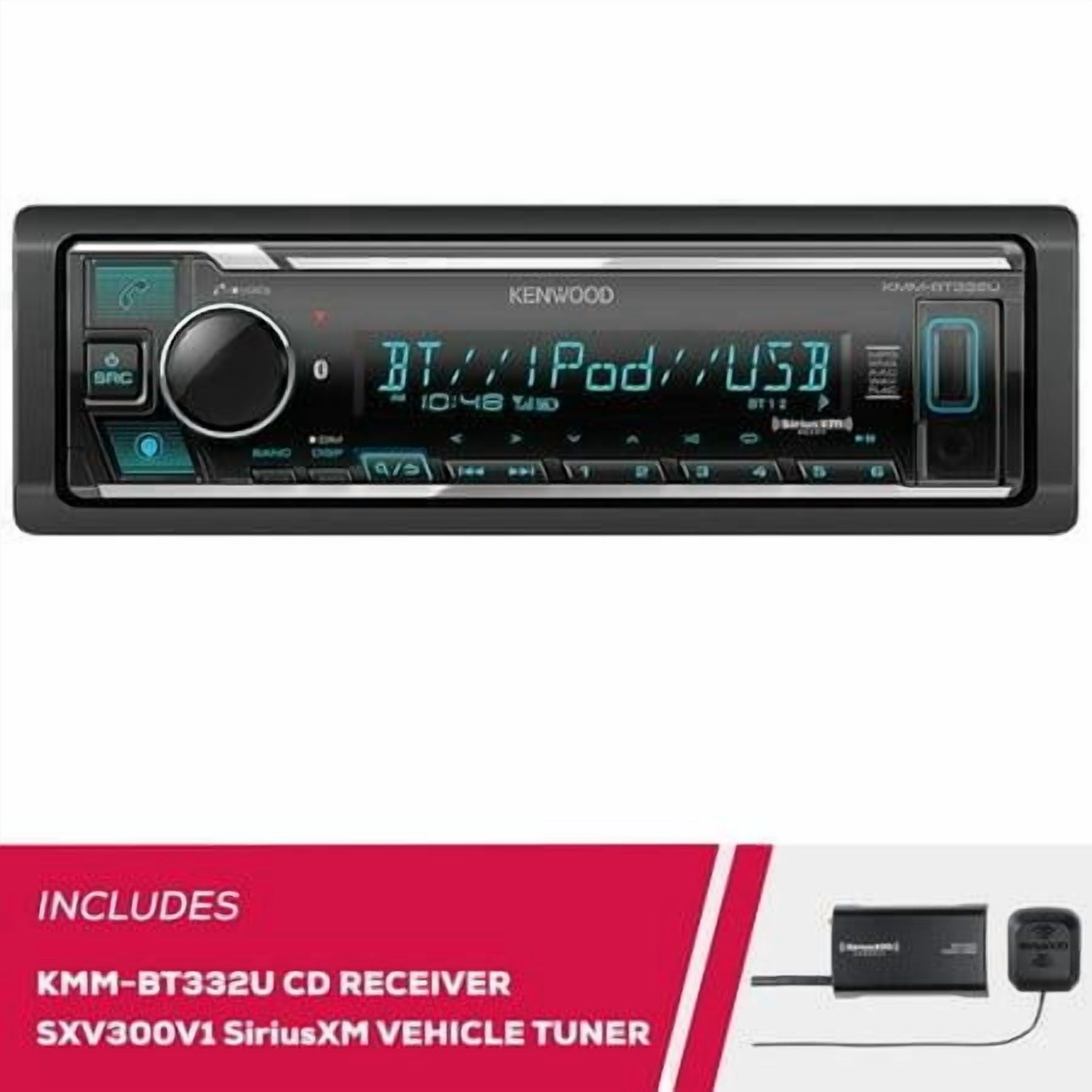 09F A3] ケンウッド U360BT CD/USB/Bluetooth/チューナー 1DIN デッキ