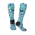 thumbnail image 4 of Balery Flying Swallows Printed Novelty Socks Men's Women's Crew Socks Sports Socks Knee High Socks Cotton Socks Quirky and Cool Socks, 4 of 9