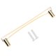 thumbnail image 3 of Manija de oficina Muebles Gabinete Puerta Cajón Accesorio Durable Hardware Accesorio Aleación de zincL 13.9cm, 3 of 9