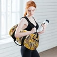 thumbnail image 6 of Sports Tote Fitness Bag Unisex Fitness Sports Bag Travel Bag Suitable for Travel Sports Fitness and Exercise Simple Design Daisies and Dogs, 6 of 6