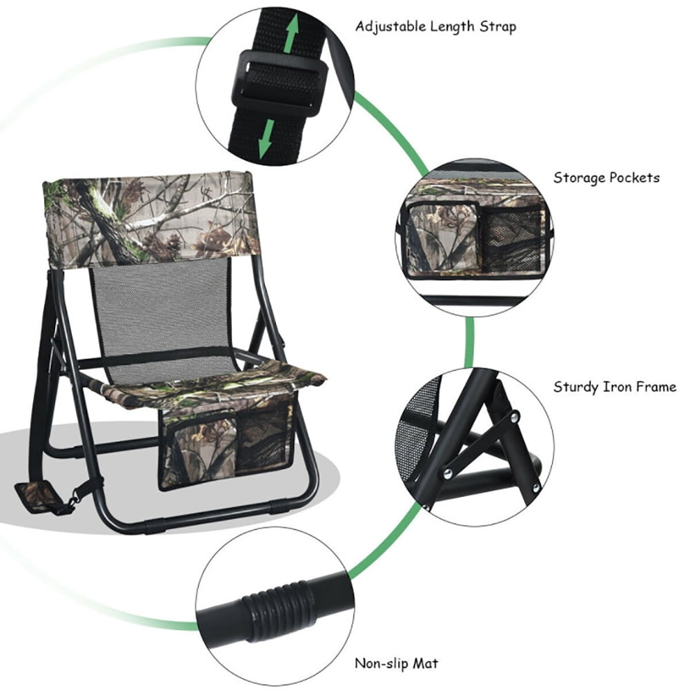 Aimee Lii Portable Outdoor Folding Hunting Chair, Folding Camping Lawn Chairs for Adults Aimee Lii Portable Outdoor Folding Hunting Chair, Folding Camping Lawn Chairs for Adults