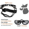 thumbnail image 3 of Dog Sunglasses Small Breed, Uv Protection Small Dog Goggles, Wind Dust Proof Small Goggles With Adjustable Straps, 3 of 5