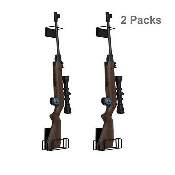 E-ONSALE Pack of 2 AmeriGun Club Easy Use Mount Anywhere Shotgun or Rifle Rack (Rifle/2 Pack)