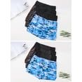 thumbnail image 3 of TFixol Pantalones cortos deportivos para hombre con bolsillo y cintura ancha para correr de secado rápido, 3 of 8