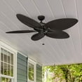 thumbnail image 4 of Honeywell Palm Island 52 Inch Tropical Ceiling Fan, No Light, Oil Rubbed Bronze, 4 of 10