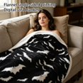 thumbnail image 5 of Zeyigg Flannel Throw Blanket Digital Printed Soft Lightweight for Couch Sofa Bed Travel Decorative B, 5 of 5