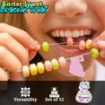 thumbnail image 4 of Fun Express Hard Candy Bunny Bracelets Easter Assorted Fruit Flavors 12 Pieces, 4 of 6