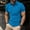 Blue A, variant on Fnnxeal Mens Summer Shirts for Polo, Short Sleeve Casual Tees Button Solid Collared Shirt Big and Tall Polo Shirts for men Wine T-Shirts M