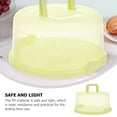 thumbnail image 5 of KONTONTY Portable Cake Carrier Green 2Pcs 9.8x9.8x5.1in, 5 of 7
