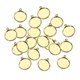 thumbnail image 5 of 20 piezas de dijes de cabujón de latón para colgantes, engastes, bandeja de bisel, base en blanco 14mm, 5 of 9