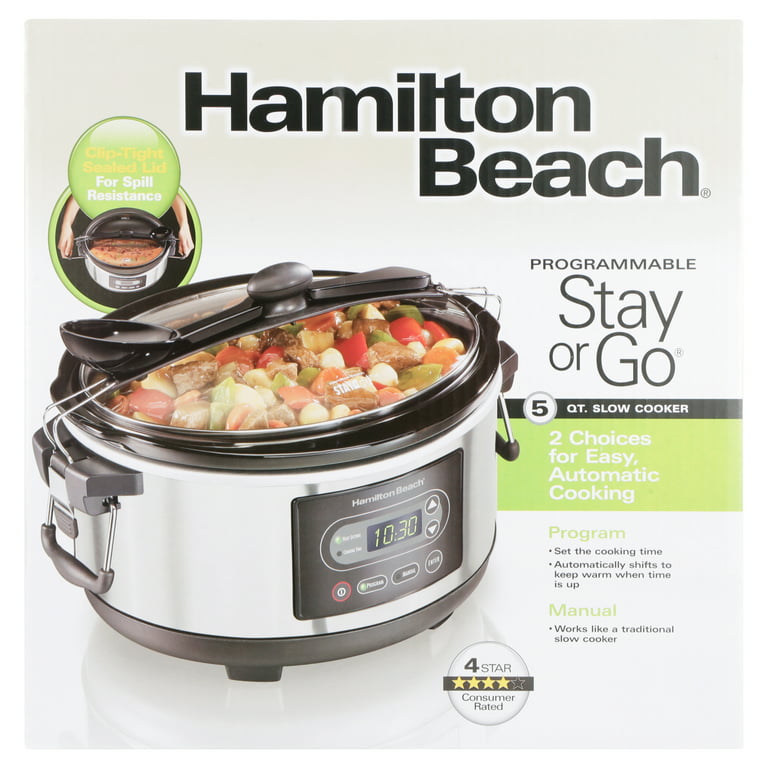 Hamilton Beach Scovill Crock Pot Slow Cooker 3.5 Quart, Model 439