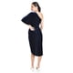 thumbnail image 3 of Vestido de terciopelo de un hombro Roman Fashion /Juvenil, 42723 (Azul marino) azul marino G, 3 of 5