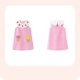 thumbnail image 6 of Bellafa Toddler Girls Sleeveless Lapel Neck Summer Dress Princess Ruffle A-Line Cotton Sundress Kids Casual Polo Dresses 2-7 Years, 6 of 7