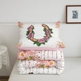 thumbnail image 4 of Western Horseshoe Comforter Set Flower Western Decor Bedding Twin for Sounthwestern Cowgirl Horse Print Bed Comforter Set, Rose Flowers Western Cowgirl Duvet Set 2 Pieces, 4 of 6