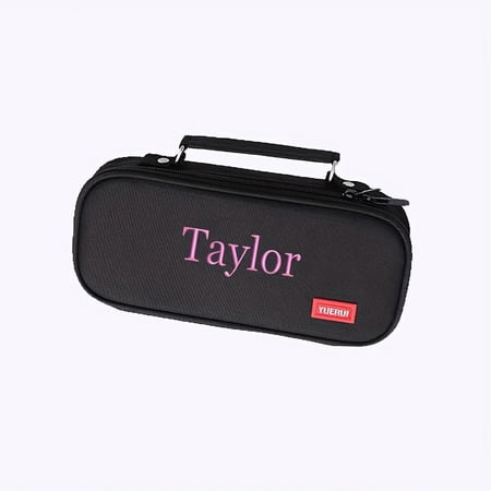 Personalized Name Storage Bag - Multi-Grid Customized Stationery Organizer, Office Storage Box, School Supplies Case, Ideal Work