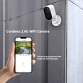 thumbnail image 4 of TOPVISION Outdoor Wireless Security Camera, 4MP 1080P, Color Night Vision, 2-Way Talk, Motion Detection, Includes Accessories, 4 of 9
