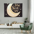 thumbnail image 2 of GOSMITH  Bible Verse Christian Tapestry  Inches Inspirational Quotes Teen Girls Boho Moon Phase Star Let You Light Shine Kid Hanging Bedroom Living Room Dorm Wall Blankets Home Decor Fabric, 2 of 7