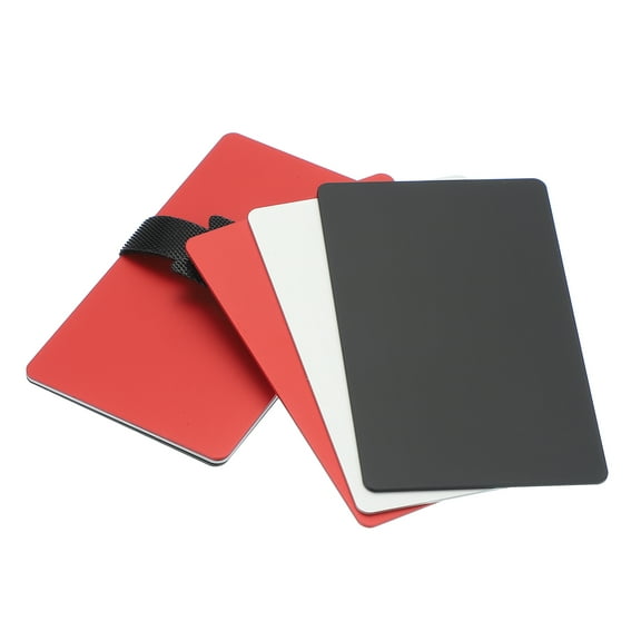 Uxcell Metal Business Card Thick Anodized Aluminum Blank Laser Engraving Cards for Multipurpose Use Black/Silver/Red