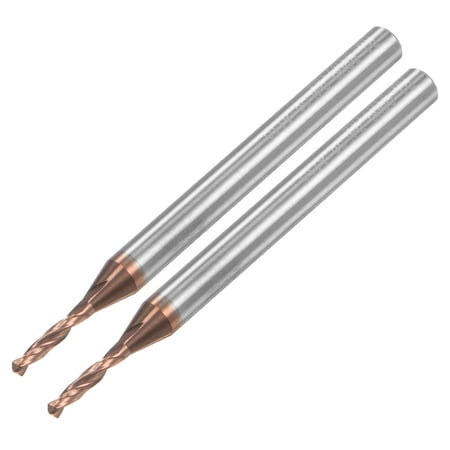 

Uxcell 1.65mm Dia 4mm Shank Titanium Coated Carbide Straight Shank Twist Drill Bit 2 Pack